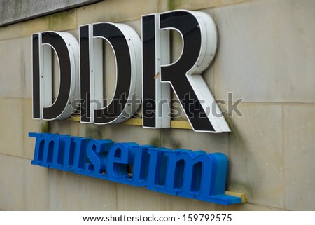 BERLIN - AUGUST 31: The DDR Museum is an interactive museum in the centre of Berlin. In 2008, the DDR Museum was nominated for the European Museum of the Year Award, August 31, 2012 in Berlin, Germany