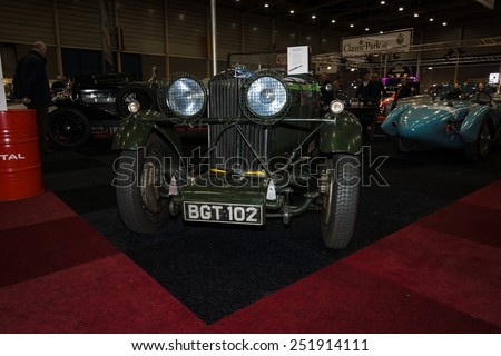 MAASTRICHT, NETHERLANDS - JANUARY 08, 2015: Sports car Talbot AV 95/105 Brooklands Speed Special, 1934. International Exhibition InterClassics & Topmobiel 2015