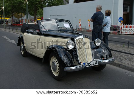 BERLIN - MAY 28: Auto Union DKW F8, in 1939, the exhibition \