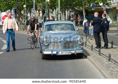 BERLIN - MAY 28: Volvo Amazon B12, in 1969, the exhibition \