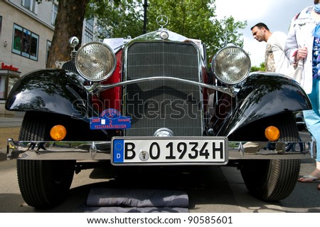 BERLIN - MAY 28: Car Mercedes-Benz Type 170 in 1931, the exhibition \