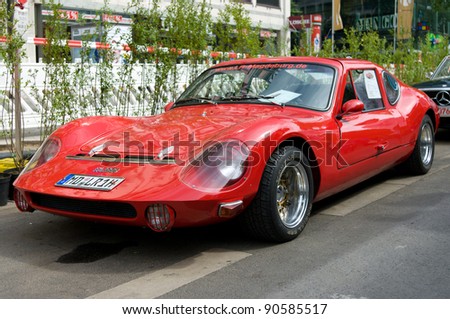 BERLIN - MAY 28: The sports car Melkus RS 1000, the exhibition \