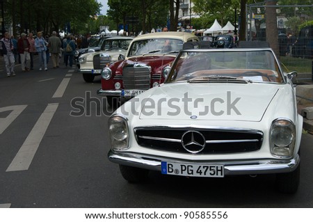 BERLIN - MAY 28: Car Mercedes Benz 230 SL, the exhibition \