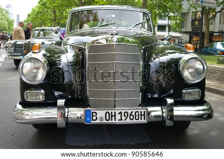 BERLIN - MAY 28: Car Mercedes-Benz Type 300D, the exhibition \