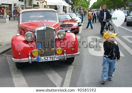BERLIN - MAY 28: Car Mercedes Benz Type 170, the exhibition \