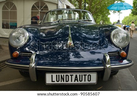 BERLIN - MAY 28: Cars Porsche 356 Turbo, the exhibition \