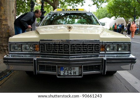 BERLIN - MAY 28:  Cadillac Fleetwood Brougham (Taxi), the exhibition \