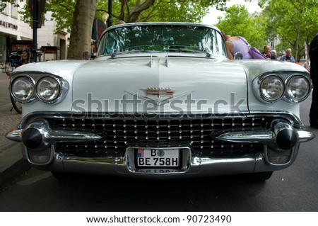 BERLIN - MAY 28: Cars Cadillac Coupe de Ville, the exhibition \