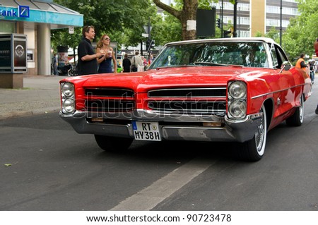 BERLIN - MAY 28: Sports Car Pontiac GTO coupe, the exhibition \