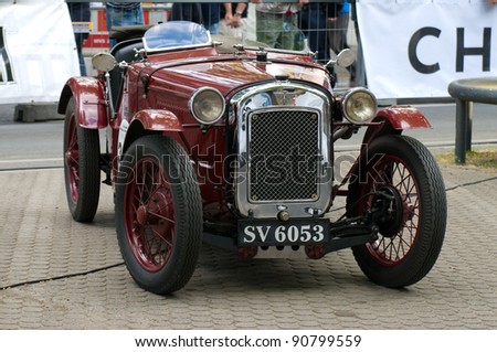 BERLIN - MAY 28: A sports car 65 Sports (1933), the exhibition \