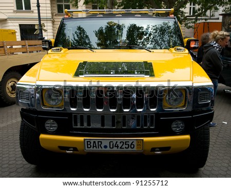 BERLIN - MAY 28: SUV Hummer H2, the exhibition \