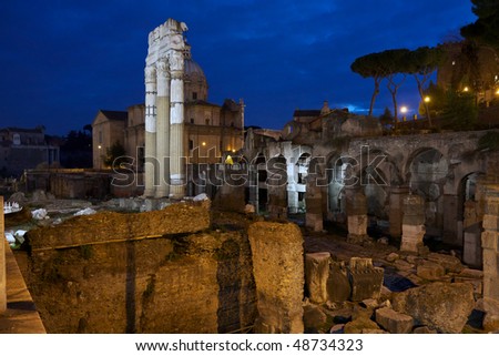 Julius Caesar Forum - Rome, Italy