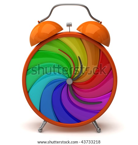 النصائح  السرية لتنفيذ ديكور منزلك  Stock-photo-color-wheel-clock-43733218