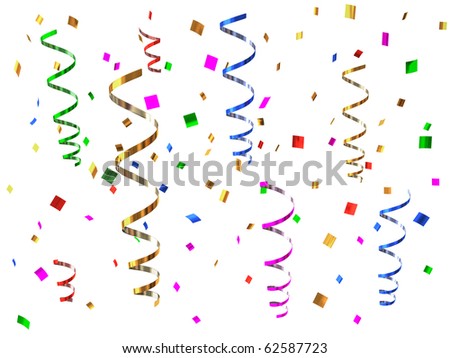 Party Streamers Stock Photo 62587723 : Shutterstock