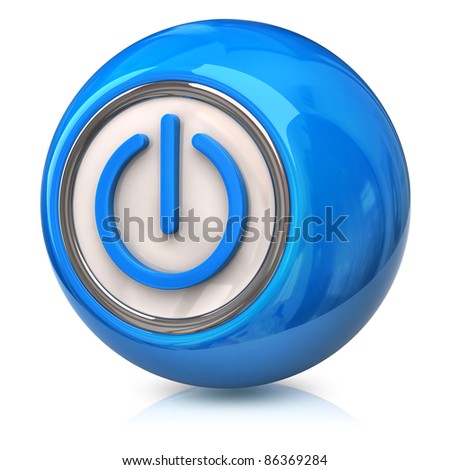 stock photo : Power button