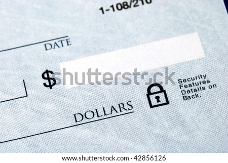 Write the dollar amount on the check
