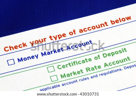 Select your bank account in the deposit slip