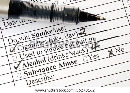 Answer the smoking question in a medical questionnaire