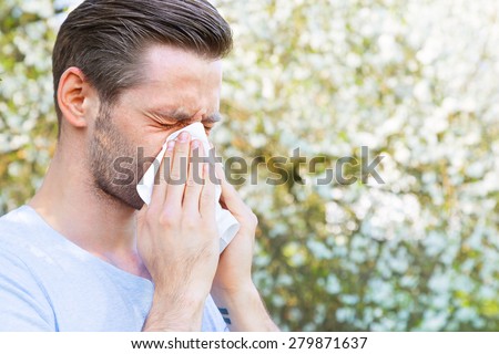 Allergy, Springtime, Man