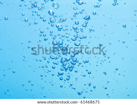 Bubbles in the water