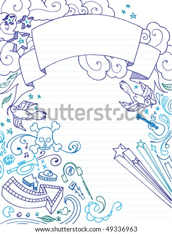 clip art lined paper. Bubbles drew it to anatomy,art,artistic , of ihand drawn Lined+paper+doodles