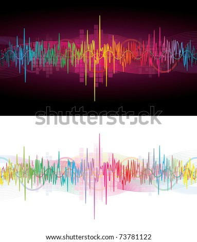 Colorful Sound Waves