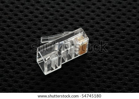 Connector for computer local area networks