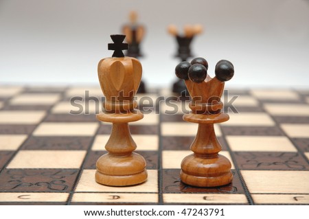 Chess strategy- kings and queens