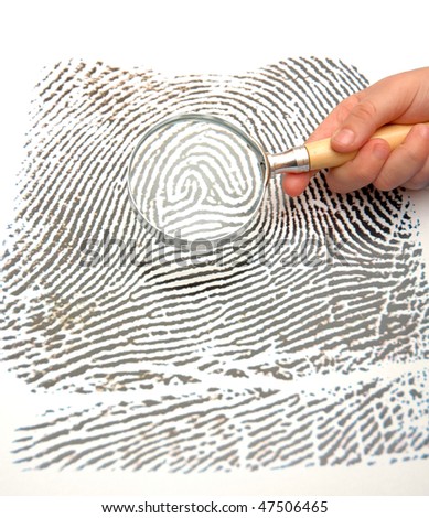 Fingerprints Magnifying Glass