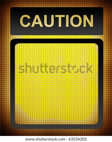 Yellow Caution