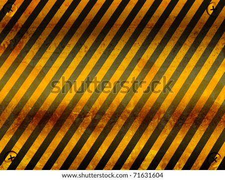 Yellow Black Caution