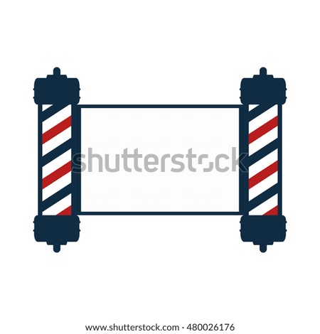 Classic Barber Shop Pole Stock Vector 480026176 : Shutterstock