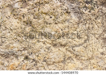 The texture of a flat stone limestone rocks in the background