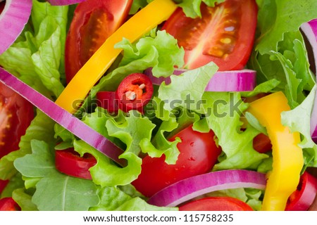 Fresh Salad close-up