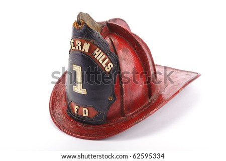 leather fire helmet