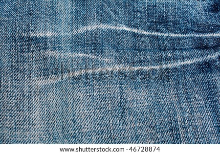 close-up of denim cloth