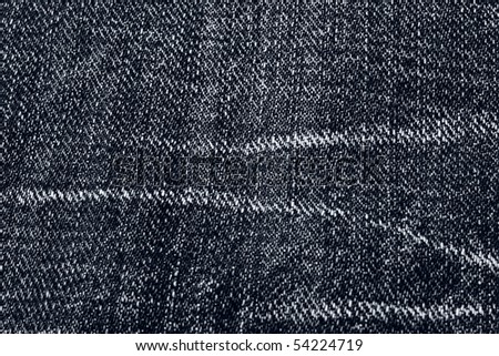 close-up of denim cloth