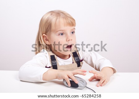 child in computer