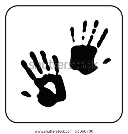 Outline Handprint