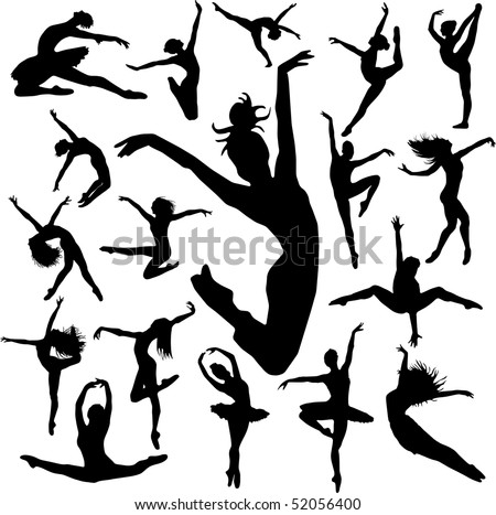 Dancing Girls Vector