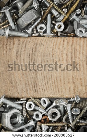 hardware tools as background texture