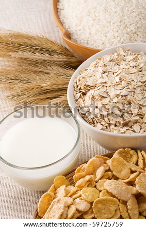 vertical image of healthy food