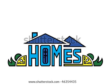 Logo Design House on Art Logo Design Of A House Stock Photo 46354435   Shutterstock