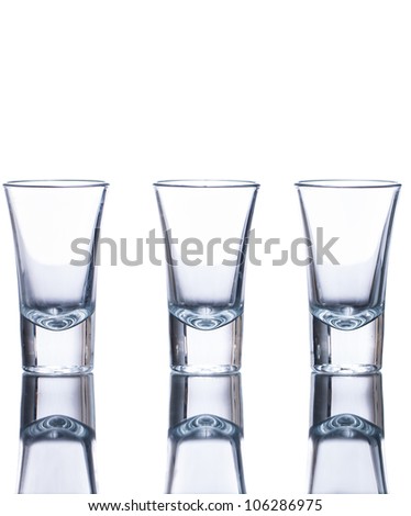 Empty Shot Glasses