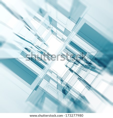 Abstract architecture background. Architecture design and model my own