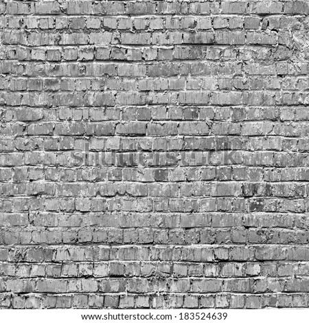 Seamless bricks. Tiled grey texture