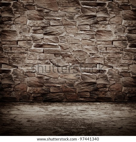 Stone vintage wall