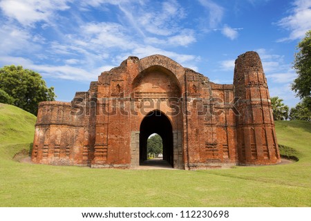 Dakhil Darwaza in Gaur is a historical town in the Maldah district of West Bengal, India.