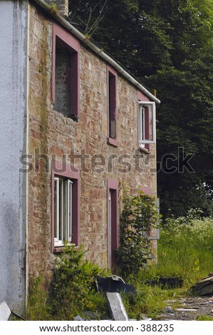an old abandoned house, crying out for renovation