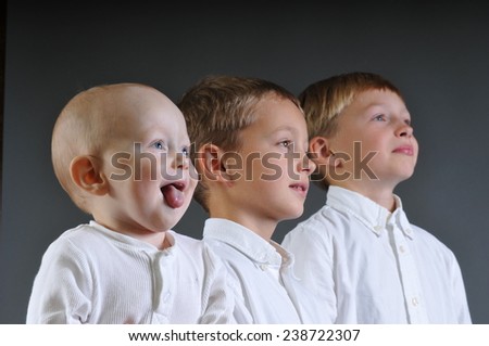 Three brothers portrait